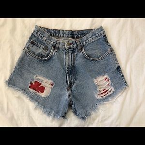 Vintage Lucky Brand High Waisted Jean Shorts